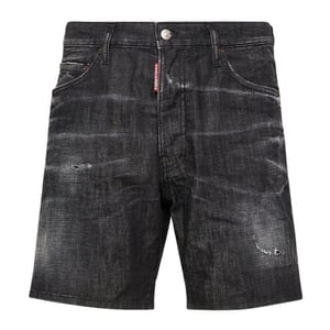Dsquared2 Marine Bermuda Denim Schwarze Shorts