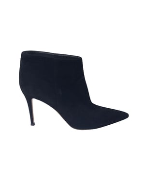Gianvito Rossi Stiletto-Stiefel aus schwarzem Wildleder