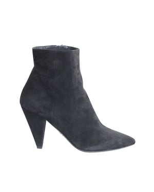 Prada Ankle Boots aus schwarzem Wildleder