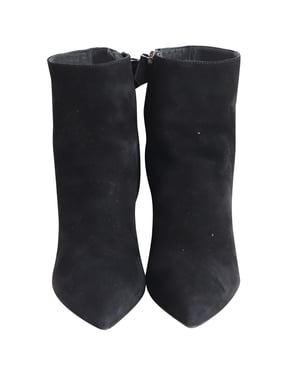 Prada Ankle Boots aus schwarzem Wildleder