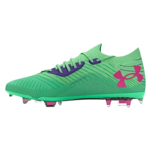 Under Armour - "Shoody Elite 2.0" Fußball-Stiefel für Herren, Runder Zeh (Grün)