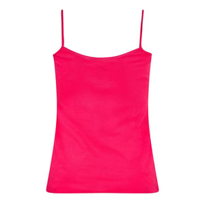 Puma - Top für Damen, V-Ausschnitt, gerippt (Pink)
