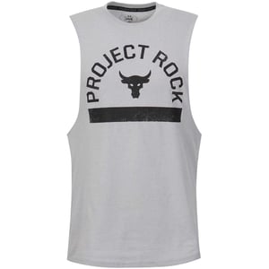 Under Armour - "Project Rock" Ärmelloses Oberteil für Herren (Grau)