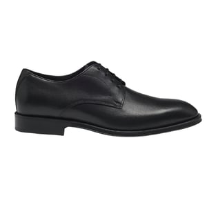 Boss - Formelle Schuhe für Herren, Leder, Low Block Heel (Dunkelbraun)