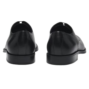 Boss - Formelle Schuhe für Herren, Leder, Low Block Heel (Dunkelbraun)