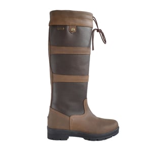 Brogini - Herren/Damen Unisex Landstiefel "Pembroke", Narbiges Leder (Braun)