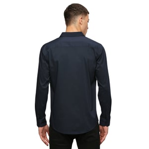 Only - Hemd für Herren, Regulär, Langärmlig (Dunkel-Marineblau)