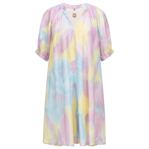 Boss - Minikleid für Damen, Seide (Bunt bedruckt)