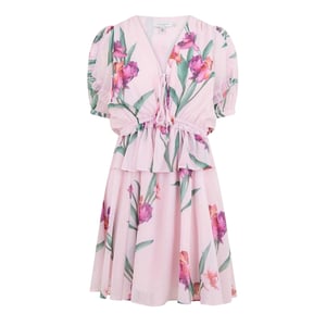 Ted Baker - Minikleid für Damen, A-Linie, gewebter Stoff (Pink)
