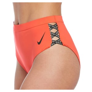 Nike - Bikinihöschen für Damen, Hoch geschnitten (Leuchtend Purpur)