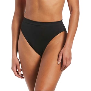 Nike - Bikinihöschen für Damen, Hoch geschnitten (Schwarz)