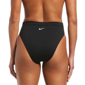 Nike - Bikinihöschen für Damen, Hoch geschnitten (Schwarz)