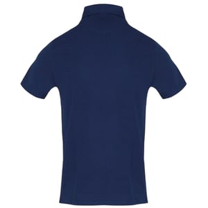 Aquascutum - Poloshirt für Herren, bestickt, gewebter Stoff (Marine)