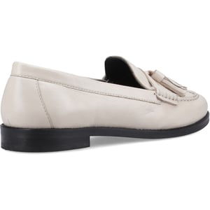 Hush Puppies Connie Leder Damen Creme Loafer