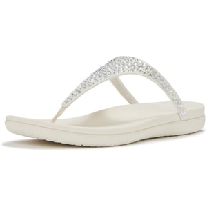 Fitflop Solay Misch-Kristall Textil Damen Creme Sandalen