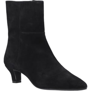 Hush Puppies Nahla Absatzleder Damen schwarze Ankle Boots