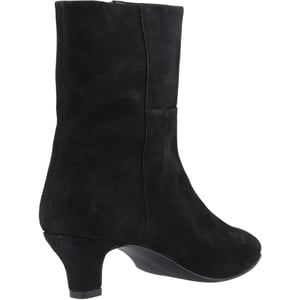 Hush Puppies Nahla Absatzleder Damen schwarze Ankle Boots