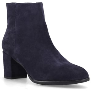 Hush Puppies Claridy Wildleder Damen Navy Absatz Stiefeletten