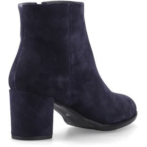 Hush Puppies Claridy Wildleder Damen Navy Absatz Stiefeletten