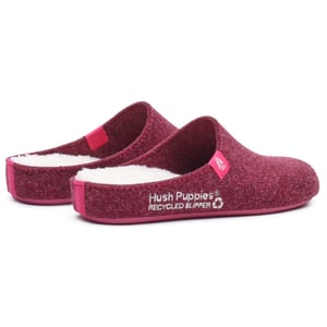 Hush Puppies Der gute Hausschuh Polyester Damen Bordeaux Hausschuhe