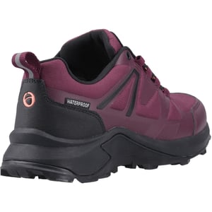 Cotswold Horton Niedrige Textil Damen Wanderschuhe Burgunderrot