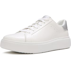 Fitflop RTG Schnürer aus Leder für Damen in Urban Weiß/Silber