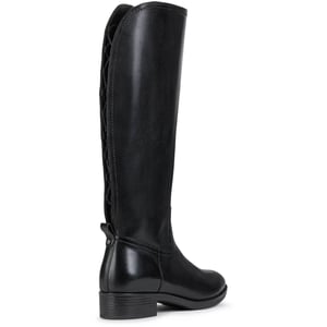 Geox D Felicity Leder Damenstiefel Schwarz