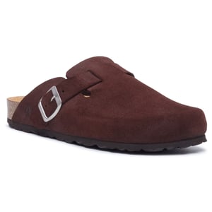 Hush Puppies Bailey Wildleder Damen Schokoladen-Pantoletten