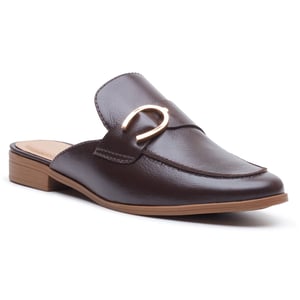 Hush Puppies Calla Leder Damen Schokoladenmules