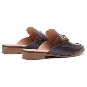 Hush Puppies Calla Leder Damen Schokoladenmules