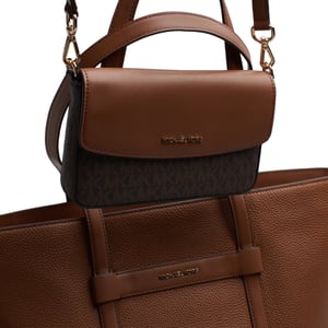 Damen Leder Tote Bag 2 in 1 und Geldbörse Jet Set Reise 35S5GTVT3L