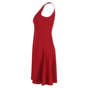 Joseph knielanges ärmelloses Skaterkleid aus roter Viskose