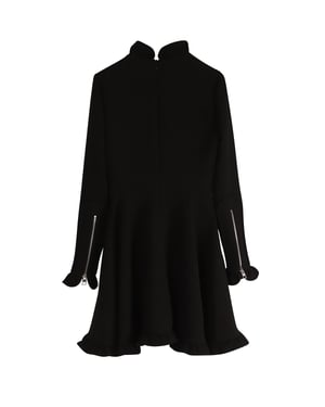 JW Anderson Langärmliges Kleid aus schwarzem Acetat