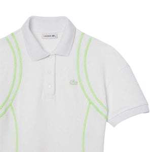 Lacoste - Polo-Kleid für Damen (Weiß)