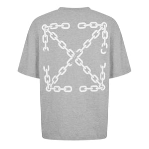Off White - T-Shirt für Herren (Hellgrau)