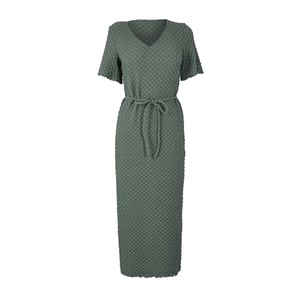 Vero Moda - Midikleid für Damen, V-Ausschnitt (Balsam Grün)