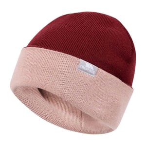 Trespass - "Montana" Mütze für Herren/Damen Unisex, gerippt, Winter (dunkele Kirsche)