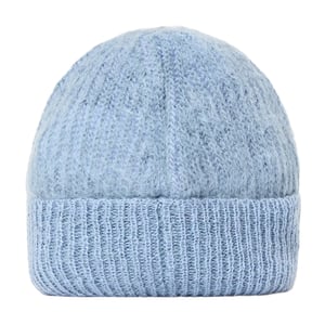 Diesel - "Edro Mohr" Mütze für Herren/Damen Unisex, Logo (Blassblau)