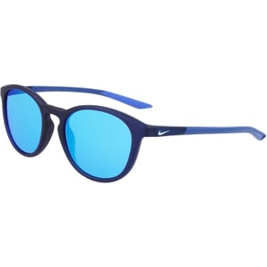 Nike Herren-Sonnenbrille mit rundem „Evolution“-Logo (Marine/Blau)
