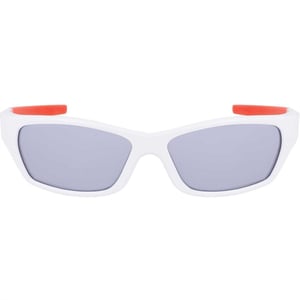 Nike - Wickel-Sonnenbrille, Logo (Weiß/Silberblitz)