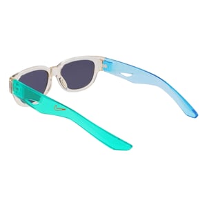 Nike - "II" Rechteck-Sonnenbrille, Kunststoff (Kokosmilch/Marine)
