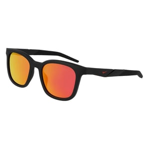 Nike - Quadratisch-Sonnenbrille, Alltag (Schwarz/Rot)