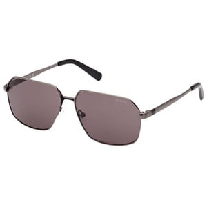 Guess - Gerahmt-Sonnenbrille für Herren, Matt (Metallisches Blaugrau)