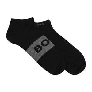 Boss - Knöchelsocken für Herren/Damen Unisex (2er-Pack) (Schwarz)