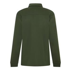 Hugo - Poloshirt für Herren, Mit Kragen, Langärmlig (Dunkelgrün)