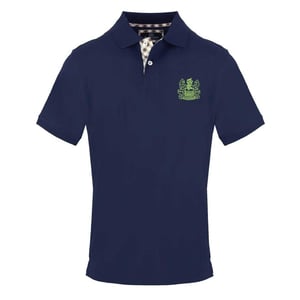 Aquascutum - Poloshirt für Herren, Mit Kragen, kurzärmlig (Marine)