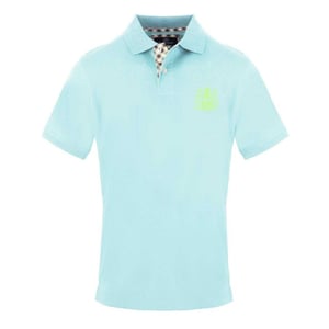 Aquascutum - Poloshirt für Herren, Mit Kragen, kurzärmlig (Himmelblau)