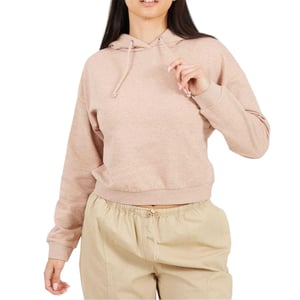 Brave Soul - Kurz-Hoodie für Damen (Braungrau)