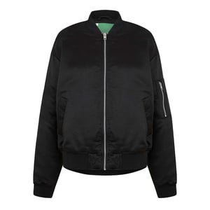 JJXX - Bomberjacke für Damen, Satin (Schwarz)