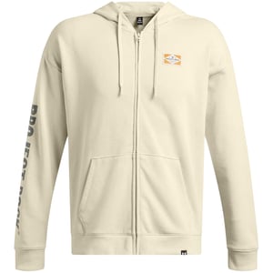 Under Armour - "Project Rock" Hoodie mit durchgehendem Reißverschluss für Herren, leger (Braun)